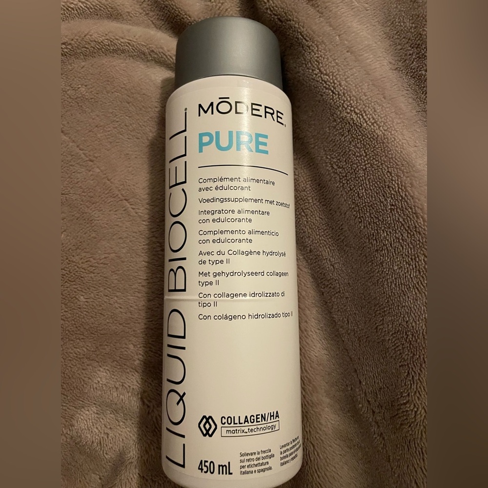 Modere Pure ex4/26 (not in English) Collagen/HA Matrix Technology® bottle dented